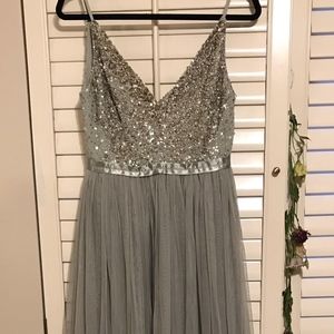 BHLDN Morning Mist Avery Dress, Anthropologie